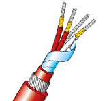 Cable unipolar para RTD - Aislado con XLPE / LSF con Pantalla y Armado