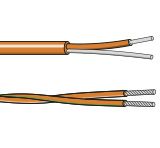 Cable Termopar – Pares Simples Aislado con Silicona Retardante de Llama